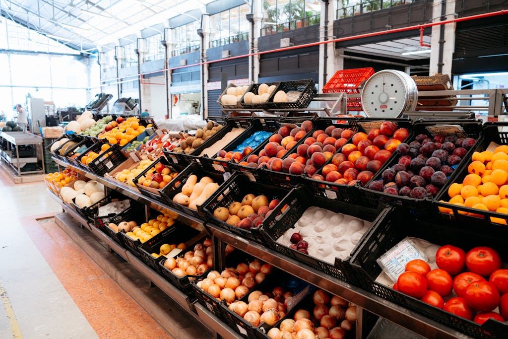 étal fruit et legume