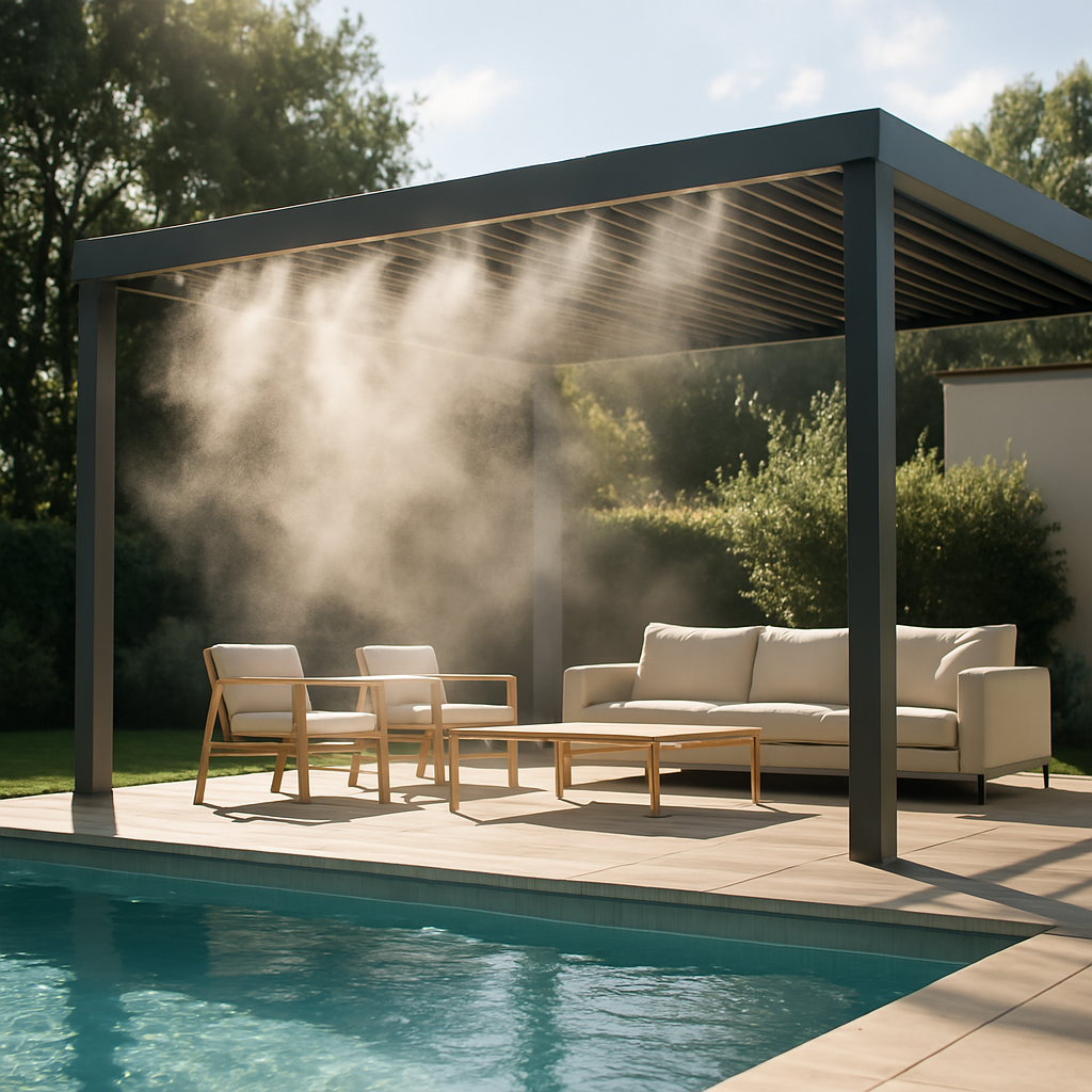 brumisateur de terrasse - pergola